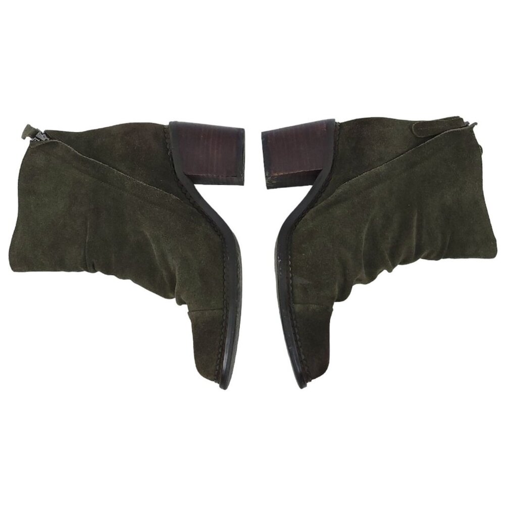 Sbicca Millie Ankle Boot Women 8 Suede Slouch Boho Stack Heel Vintage Collection - Picture 8 of 12